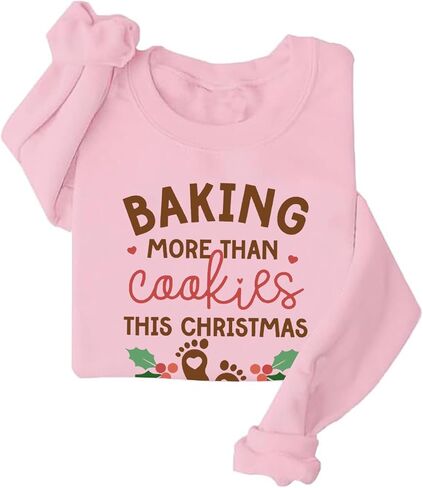 Baking More Than Cookies This Christmas Sweatshirt Christmas Pregnancy Announcement Crewneck New Mom Gift in Saudi Arabia