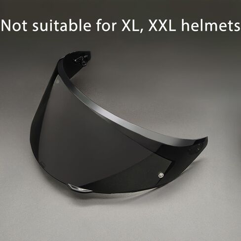 Replacement Helmet Visor for New K3, Motorcycle Helmet Shield Faceshield Visor Lens Compatible with AGV K3 DOT(E2206) Helmet(Deep Black) in Saudi Arabia