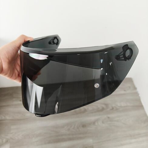 Replacement Helmet Visor for New K3, Motorcycle Helmet Shield Faceshield Visor Lens Compatible with AGV K3 DOT(E2206) Helmet(Deep Black) in Saudi Arabia