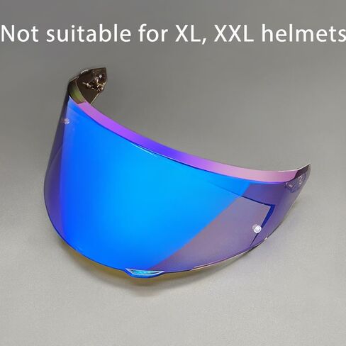 Replacement Helmet Visor for New K3, Motorcycle Helmet Shield Faceshield Visor Lens Compatible with AGV K3 DOT(E2206) Helmet(Deep Black) in Saudi Arabia