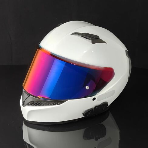 Replacement Helmet Visor for New K3, Motorcycle Helmet Shield Faceshield Visor Lens Compatible with AGV K3 DOT(E2206) Helmet(Deep Black) in Saudi Arabia