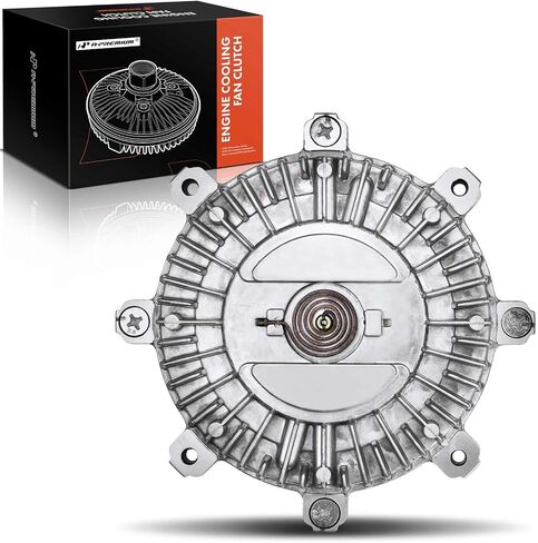 A-Premium Engine Cooling Fan Clutch متوافق مع Ford F-100 1998-2000 ، Ranger 1998-2001 & Mazda B2500 1998-2001 ، L4 2.5L ، البنزين ، استبدل# 89001908 ، F87Z8A616BA in Saudi Arabia