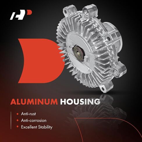 A-Premium Engine Cooling Fan Clutch متوافق مع Ford F-100 1998-2000 ، Ranger 1998-2001 & Mazda B2500 1998-2001 ، L4 2.5L ، البنزين ، استبدل# 89001908 ، F87Z8A616BA in Saudi Arabia