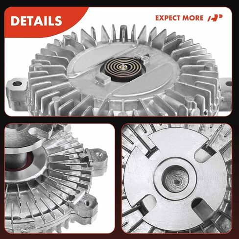 A-Premium Engine Cooling Fan Clutch متوافق مع Ford F-100 1998-2000 ، Ranger 1998-2001 & Mazda B2500 1998-2001 ، L4 2.5L ، البنزين ، استبدل# 89001908 ، F87Z8A616BA in Saudi Arabia