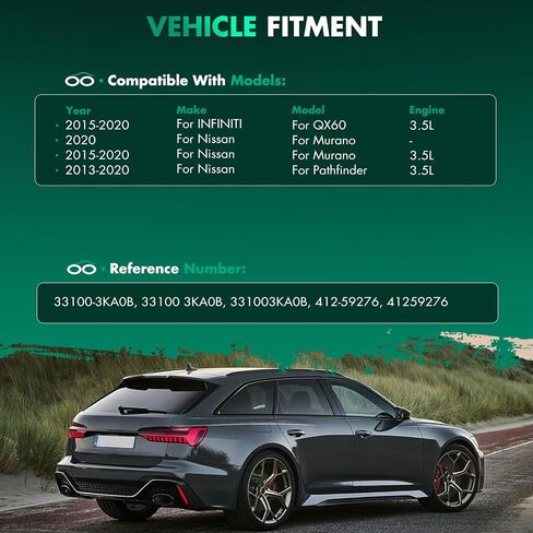 مجموعة حالة نقل SCITOO تناسب Infiniti QX60 3.5L 2015-2020 ، لنيسان مورانو 2020 ، لنيسان مورانو 3.5L 2015-2020 ، لنيسان باثفايندر 3.5L 2013-2020 33100-3KA0B in Saudi Arabia
