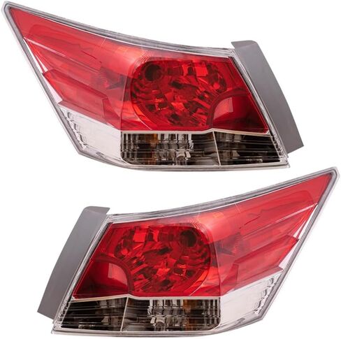 New Pair Set Taillight Taillamp Lens Housing Assembly for 08-12 for Honda for Accord in Saudi Arabia