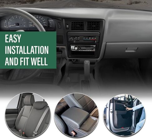LQI Radio Bezel Dashboard Cover Trim, Compatible with Toyota Tacoma 1995 1996 1997, Black in Saudi Arabia