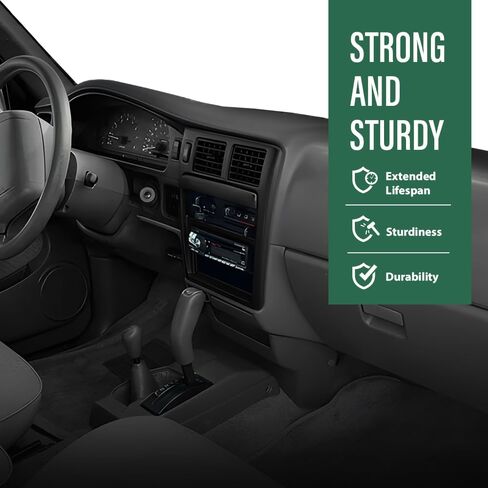 LQI Radio Bezel Dashboard Cover Trim, Compatible with Toyota Tacoma 1995 1996 1997, Black in Saudi Arabia