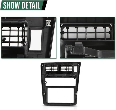 LQI Radio Bezel Dashboard Cover Trim, Compatible with Toyota Tacoma 1995 1996 1997, Black in Saudi Arabia