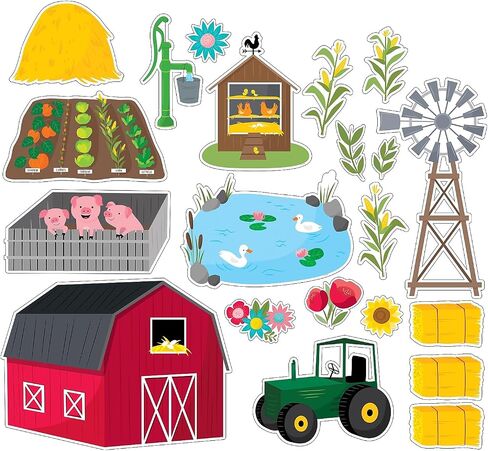 لوحة الإعلانات الممتعة للمزرعة من Creative Teachers Farm Friends (10237) كبيرة in Saudi Arabia