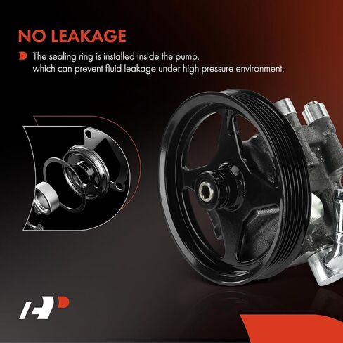 مضخة توجيه الطاقة A-Premium ، مع بكرة 6 أخماء ، متوافقة مع Ford F-150 2009-2010 4.6L 5.4L ، Expedition 2010 & Lincoln Navigator 2010 in Saudi Arabia