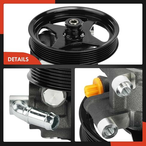 مضخة توجيه الطاقة A-Premium ، مع بكرة 6 أخماء ، متوافقة مع Ford F-150 2009-2010 4.6L 5.4L ، Expedition 2010 & Lincoln Navigator 2010 in Saudi Arabia