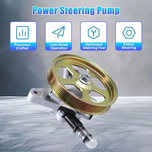 21-5193 مضخة التوجيه الكهربائية مع بكرة 2006-2011 Ridgeline V6 3.5L-استبدل# 215193 AA121-5193 56110RJEA01 55-5824 36P0855 78-8122222222222222222 in Kuwait