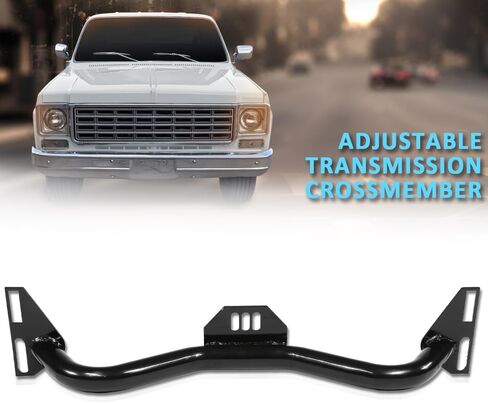 CHEDA TRANSMANCE TRANSMISSION CROSSMEMBER متوافق مع CHEVY SILVERADA GMC SIERA C10 C20 2WD TRACK Blazer and Suburban 1963-1987 CP9427 ، CP-1108G in Kuwait