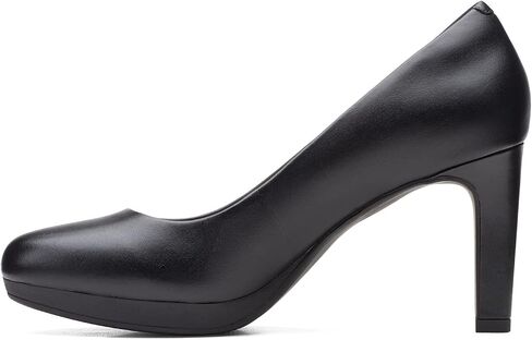 Clarks Women's Ambyr Joy Pump, Navy Leather, 7 Wide in Saudi Arabia