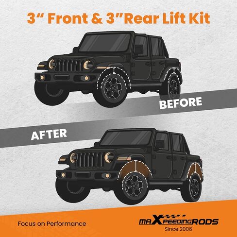 maXpeedingrods 3" Suspension Lift Kit w/Shock for Toyota 4-Runner 2WD/4WD 1996-2002 Front Rear Strut Spacer Coil Spring in Saudi Arabia