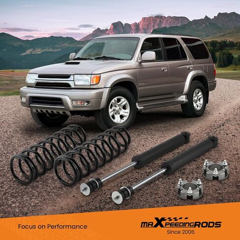 maXpeedingrods 3" Suspension Lift Kit w/Shock for Toyota 4-Runner 2WD/4WD 1996-2002 Front Rear Strut Spacer Coil Spring in Saudi Arabia