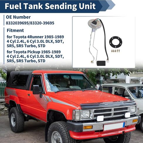 Fuel Tank Sending Unit for Toyota 4Runner 1985-1989 Fuel Pump Level Sending Unit Module for Toyota Pickup 1985-1989 No.83320-39695 in Saudi Arabia