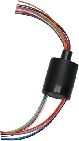 1PCS 12CH 2A Outer Dia 22mm U-type Slipring Monitoring Gimbal Rotary Connector Collector Joint Non-flange Conductive Slip Ring in Saudi Arabia