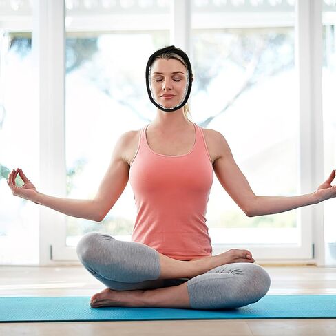 Acupressure Wrap Belt Headband: 1pc Acupressure Headband for Muscle Stress Relaxation, Black Massager for Meditation, Massage Tool for Head Neck Facial Skin Lift, 70x7cm in Kuwait