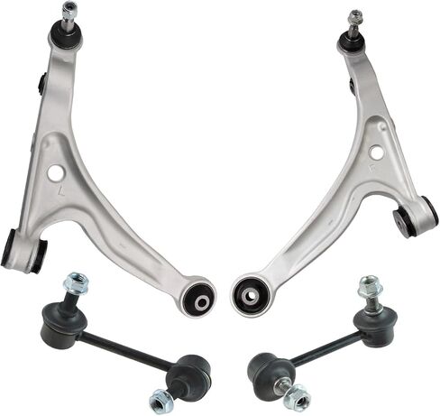 TRQ Front Control Arm Ball Joint Stabilizer Sway Bar Link Suspension Kit 4pc for 2003-2005 Subaru Forester in Saudi Arabia