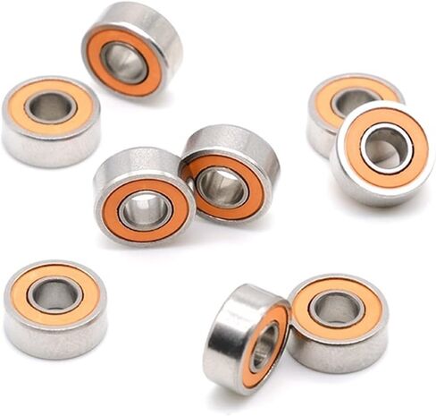 10pcs SMR104RS CB 4x10x4 مم من الفولاذ المقاوم للصدأ هجينة الكرة تحمل ABEC-7 تجلب in Saudi Arabia