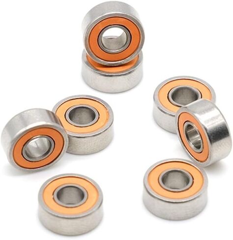 10pcs SMR104RS CB 4x10x4 مم من الفولاذ المقاوم للصدأ هجينة الكرة تحمل ABEC-7 تجلب in Saudi Arabia