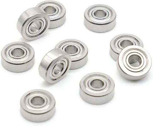 10pcs الفولاذ المقاوم للصدأ S605zz المحمل 5x14x5 مم عالية الدقة ABEC-7 S605Z Z BLERINGS in Saudi Arabia
