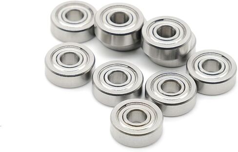 10pcs الفولاذ المقاوم للصدأ S605zz المحمل 5x14x5 مم عالية الدقة ABEC-7 S605Z Z BLERINGS in Saudi Arabia