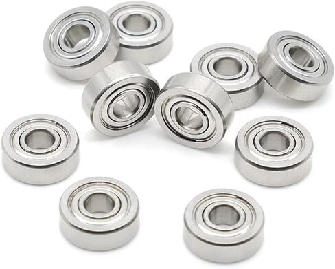 10pcs الفولاذ المقاوم للصدأ S605zz المحمل 5x14x5 مم عالية الدقة ABEC-7 S605Z Z BLERINGS in Saudi Arabia