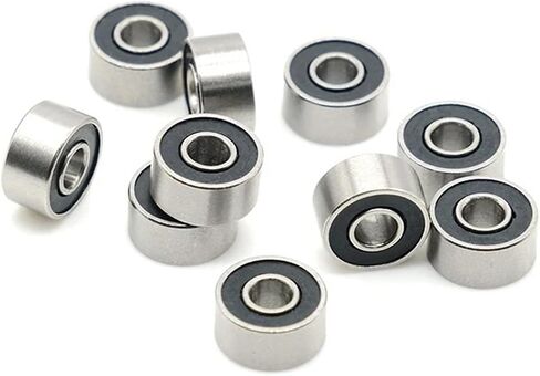 10pcs S685RS 5x11x5 مم محمل ABC-7 تحمل كرة من الفولاذ المقاوم للصدأ تحمل S686RS S687RS S688RS S689RS (S685RS 5x11x5) in Saudi Arabia