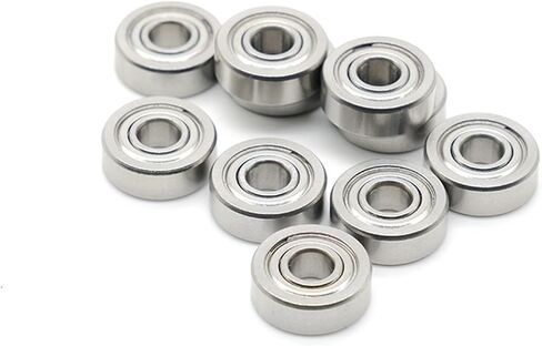 10pcs S606zz Bearing 6x17x6 mm ABEC-7 440C Roller Stainler Steel S606Z S606 Z ZZ Ball Bealings in Saudi Arabia