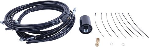 HOLDWELL Fuel Line Replacement Kit NFR0008 FL-GM43C-V Compatible with Chevrolet/GMC Suburban 1998-1999 (Black, 1x Kit) in Saudi Arabia