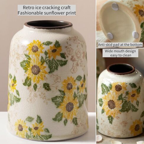 Matte White Cylinder Ceramic Flower Vase of 2, Mid Century Minimalist Vases for Modern Boho Ins Style Coffee Table Shelf Home Decor, Living Room Centerpieces Decorative (M 8.3 in + Large 10 in) in Saudi Arabia