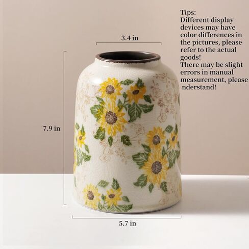 Matte White Cylinder Ceramic Flower Vase of 2, Mid Century Minimalist Vases for Modern Boho Ins Style Coffee Table Shelf Home Decor, Living Room Centerpieces Decorative (M 8.3 in + Large 10 in) in Saudi Arabia