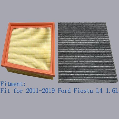 تناسب مرشح الهواء المحرك والمقصورة للفترة 2011-2019 فورد فييستا L4 1.6L استبدال AE81-9601-AA BE8Z-19N619-A AE819601AA BE8Z19N619A in Kuwait