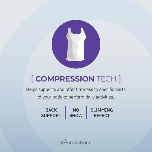 RONDERBUM SECELICAL COMPRASTION TANK TOP - 5 ألوان - المشكل للرجال ، الخصر ، يحسن تعريف العضلات والموقف in Kuwait