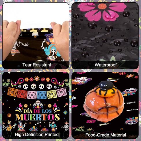 عبوتان من مفارش المائدة السعيدة في الرابع من يوليو - مفرش طاولة في الرابع من يوليو، غطاء طاولة مستطيل من البلاستيك للاستعمال مرة واحدة من أجل ديكور الطاولة في يوم الاستقلال الوطني، هدايا الحفلات، 108 × 54 بوصة in Kuwait