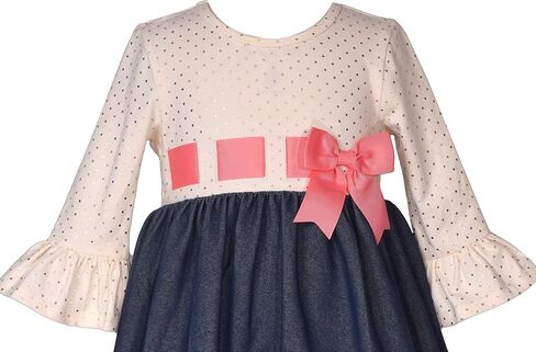 Bonnie Jean Girls 3M-6X Pumpkin Thanksgiving Harvest Dress in Saudi Arabia