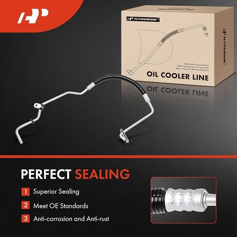 A-Premium Automatic Tommicatic Thinsmission Cooler Line Assembly متوافق مع Buick Lucerne 2006 2007 2007 ، 3.8L in Saudi Arabia