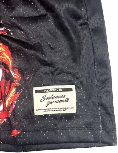 رجال 5 بوصات inseam شبكة الرسوم البيانية السراويل القصيرة عرض تجريب رائع in Kuwait