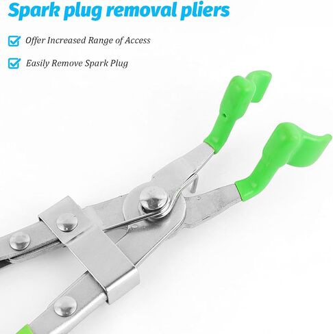 Spark Plug Wire Removal Pliers, 45° Offset Jaws Vehicle Broken Boot Removal Tool, Automotive Accessories to Remove Hard Reach Spark Boots, Universal for SUV RV Truck in Saudi Arabia
