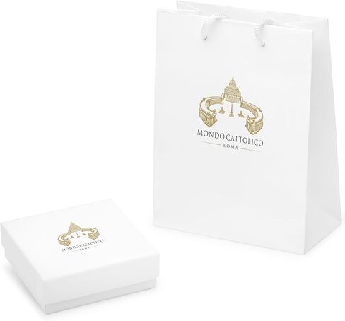 Rosary Beads catholic for Women and Men Blessed During Pope's Angelus, Rosary of the Five Continents with Centerpiece Containing Holy Water and Crystal Beads - Perfect Catholic gifts in Kuwait