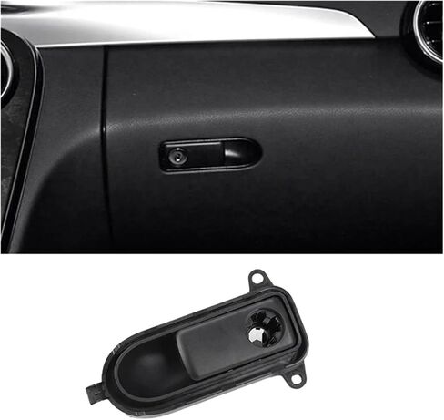 Car Glove Box Handle Cover Lid Toolbox Glove Boxes Cover Fit for Vito V Class W447 W448 2016-2022 Parts Black(Black) in Saudi Arabia