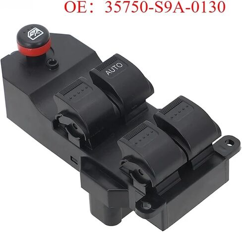 Power Window Switch 35750-S9A-0130 35750S9A0130 Right Hand Driver Electric 1Pcs in Saudi Arabia