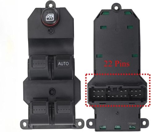 Power Window Switch 35750-S9A-0130 35750S9A0130 Right Hand Driver Electric 1Pcs in Saudi Arabia
