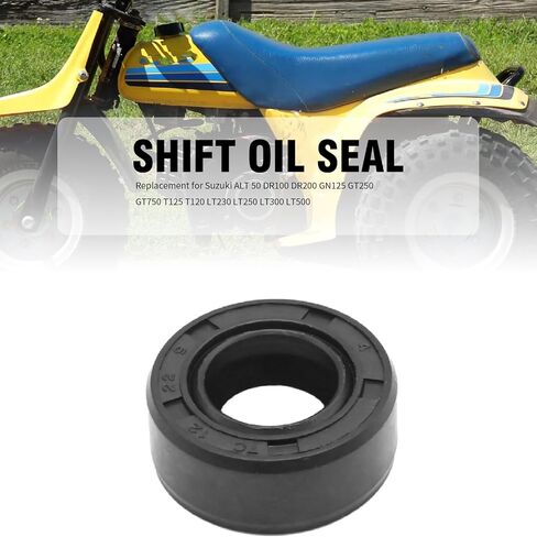 09285-12006 Gear Shift Oil Seal Replacement for Suzuki ALT50 DR100 DR200 GN125 GT250 GT750 T125 T120 LT230 MT50 RE5 RM50 in Saudi Arabia