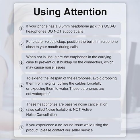 USB C Headphones for iPhone 15 Pro Max iPad Pro Samsung Galaxy S24 Ultra S23 S22 S21,Wired Earbuds Magnetic in-Ear Type C Earphone with Microphone Volume Control HIFI Stereo Noise Canceling in Kuwait