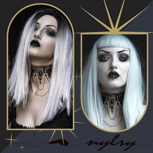 Gothic Necklaces for Women Black Choker Collar Necklaces for Women Witch Goth Necklace Sexy Lace Choker Set Statement Punk Necklace Cosplay Vampire Accessories Gothic Halloween Jewelry in Saudi Arabia