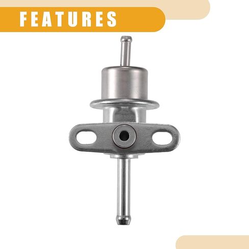 Fuel Injection Pressure Regulator No.15610-67D00 - Car Fuel Pressure Regulator - for Suzuki Esteem 1999-2002 Metal Silver Tone - 1 Pc in Saudi Arabia
